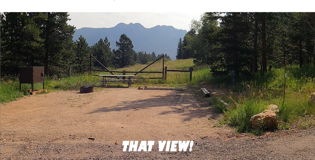 Estes Park Campground at East Portal, Site 64