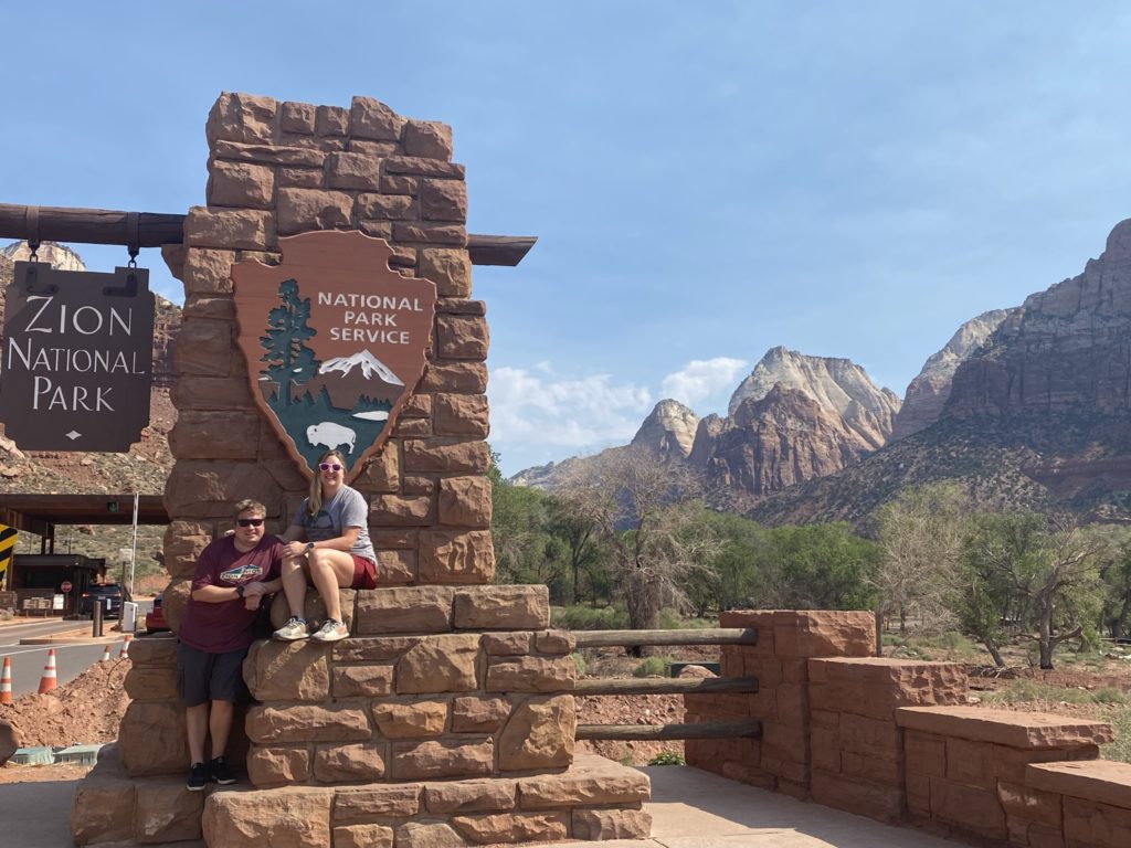 Zion Nation Park Sign